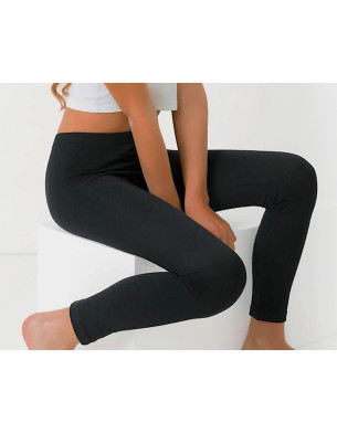 Made in Europe High Quality Comfortable And Breathable Girls Leggings BLACK